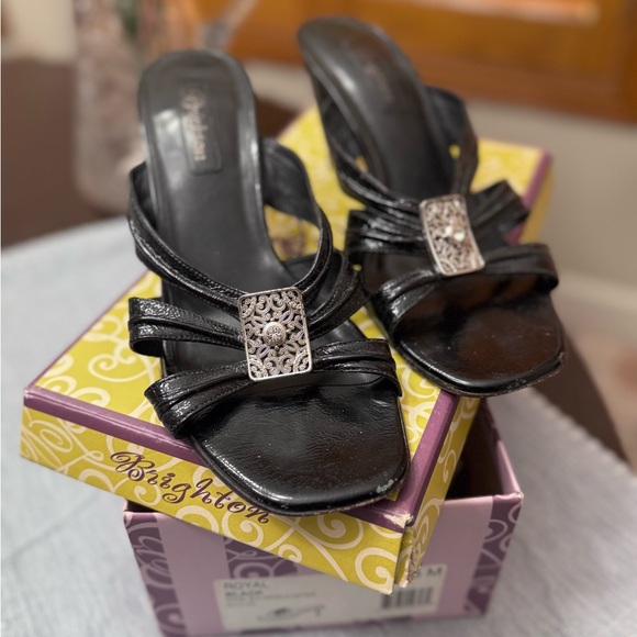 Brighton Women's Black Sandals - Picture 2 of 7